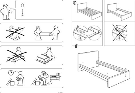 Article Number 702. . Ikea bed instructions